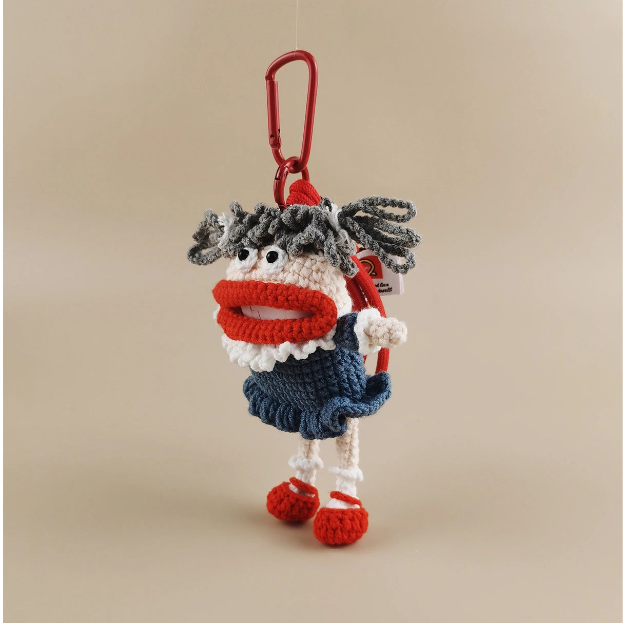 Wide-mouth Girl bag charm product image 3