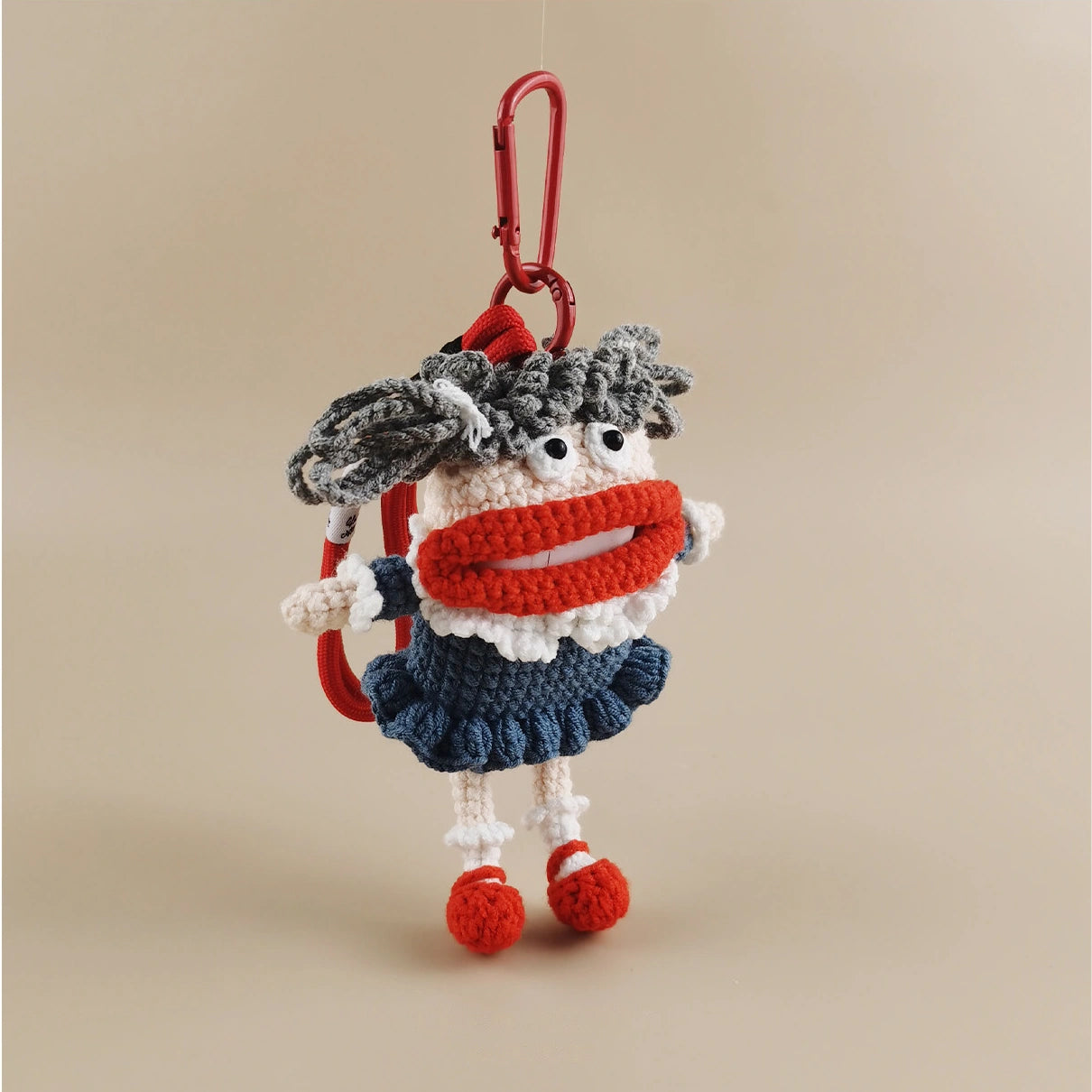 Wide-mouth Girl bag charm product image 4