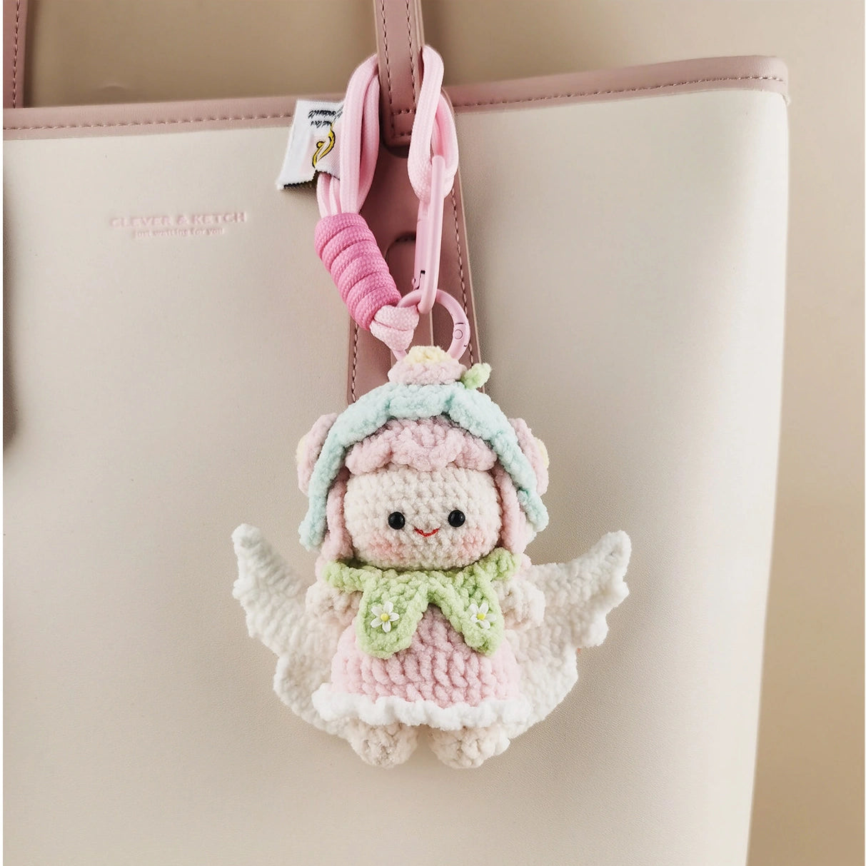 Floral bag charm - product image 2