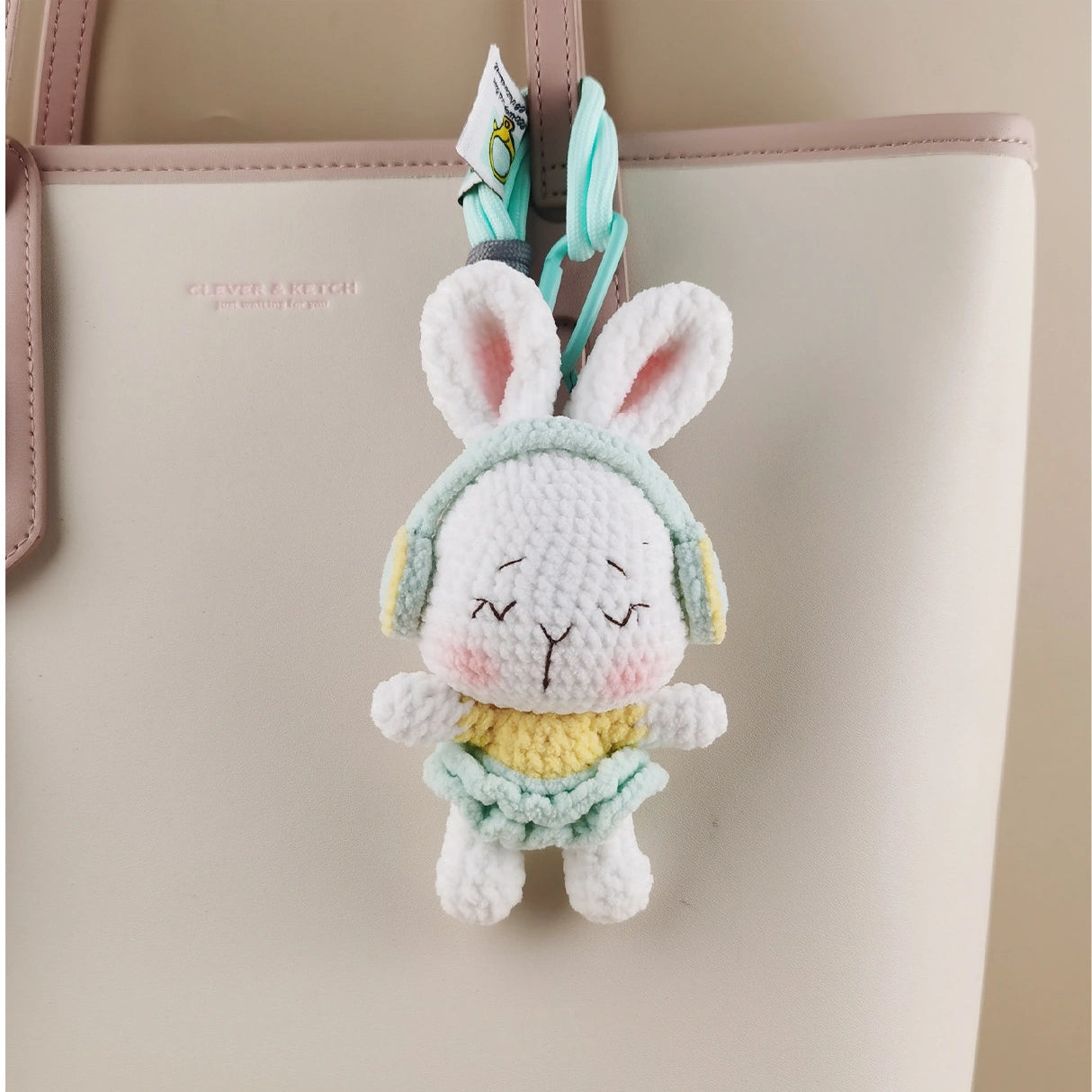 Bunny bag charm - product image 2