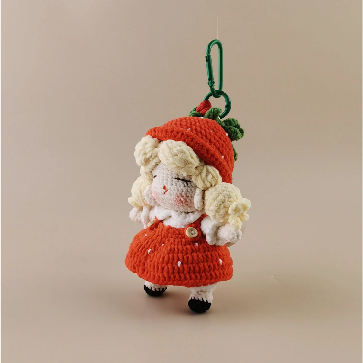 Strawberry bag charm - product image 4