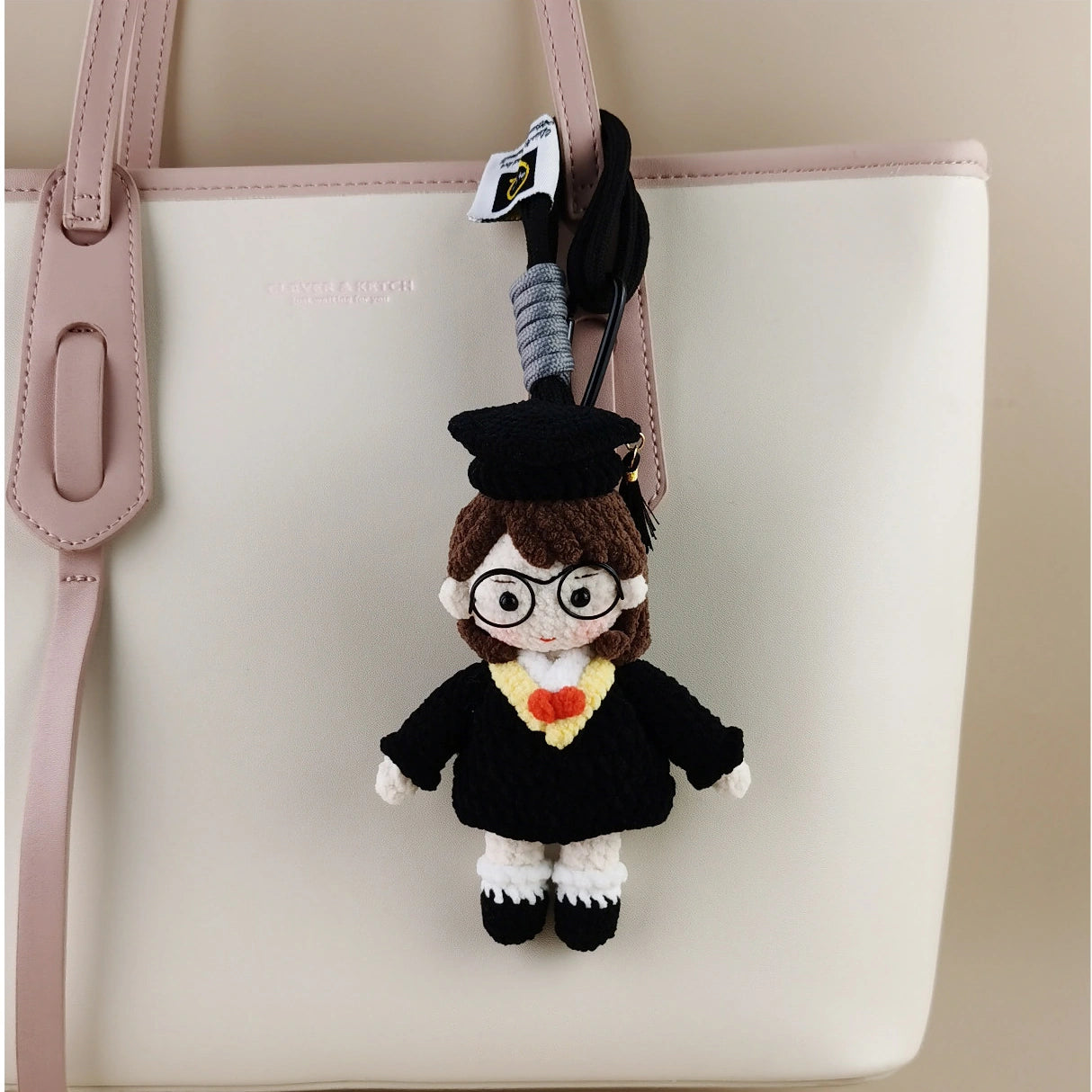 Graduation Doll bag charm - product image 2