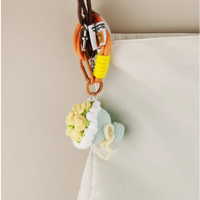 Bouquet bag charm - Yellow variant image