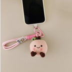 Peach bag charm - product image 1