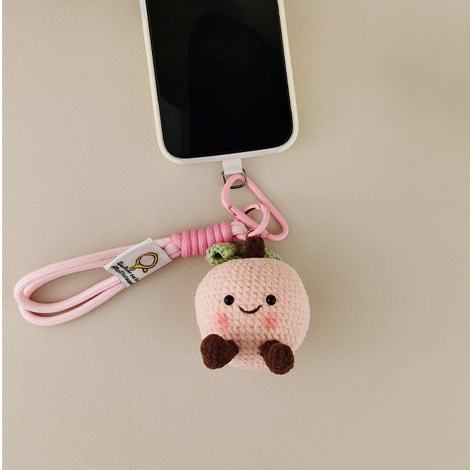 Peach bag charm - product image 1