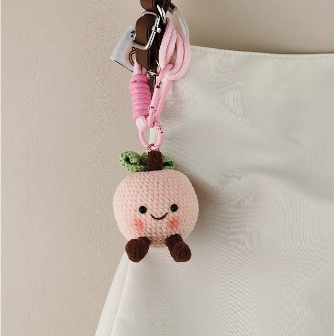 Peach bag charm - product image 3