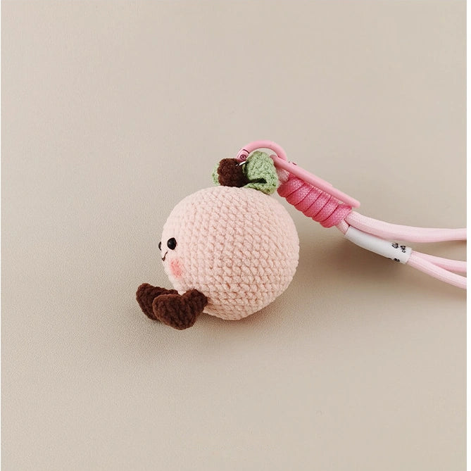 Peach bag charm - product image 4