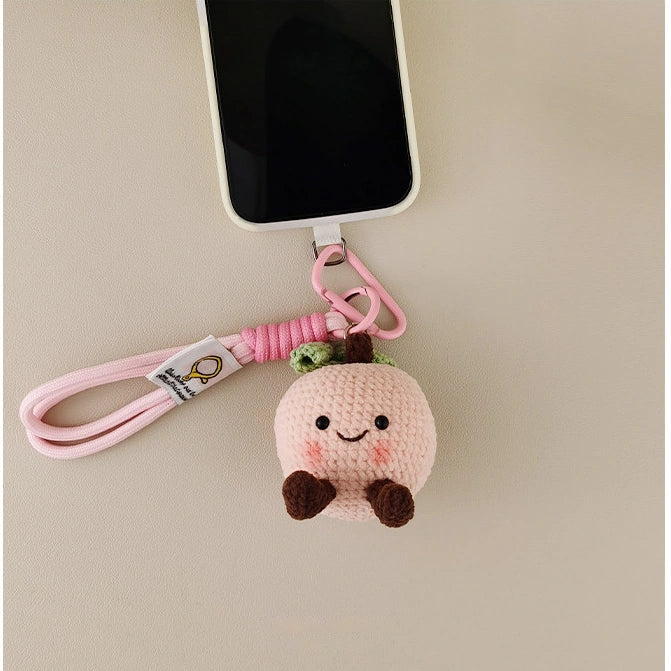 Peach bag charm - Peach variant image
