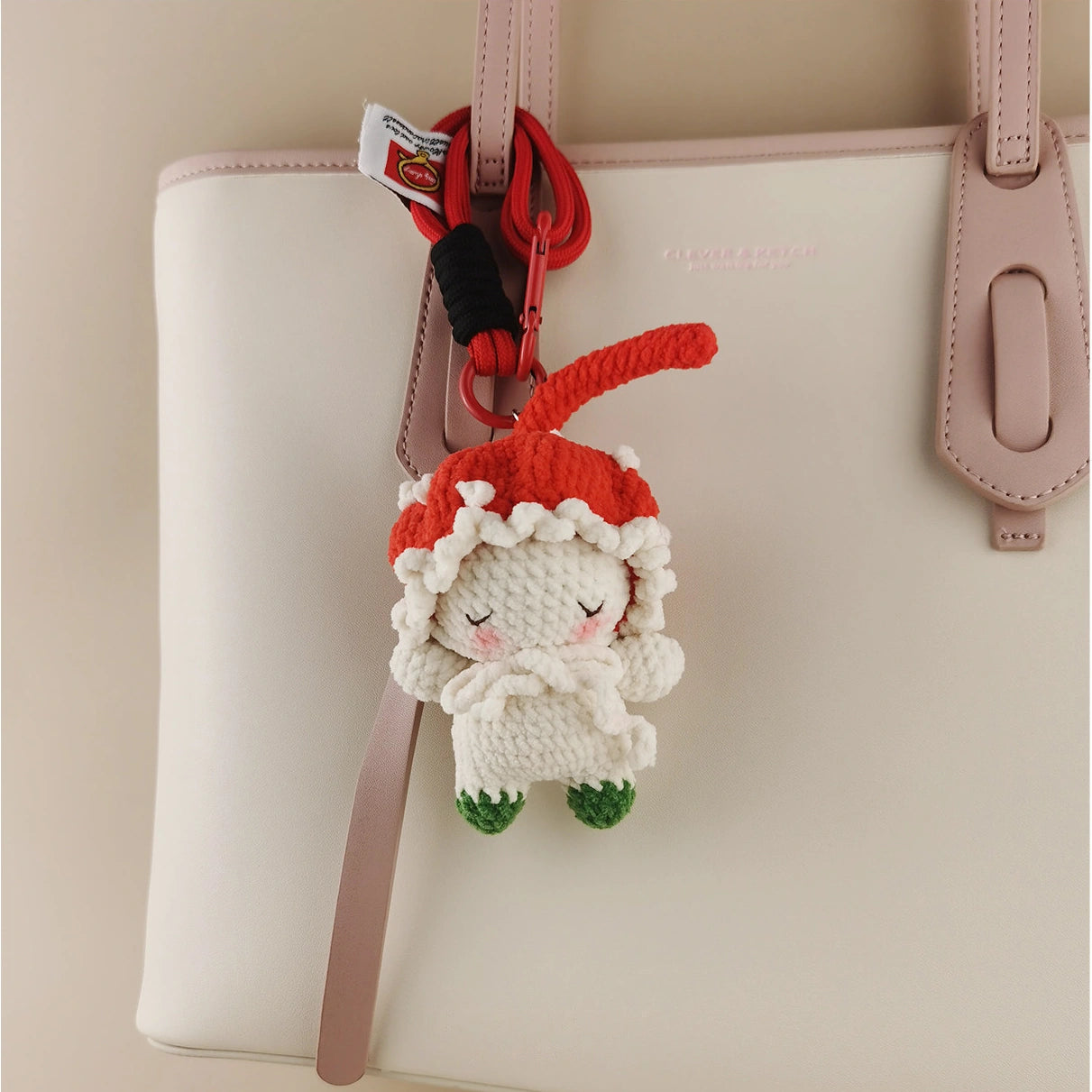 Mushroom bag charm - product image 2