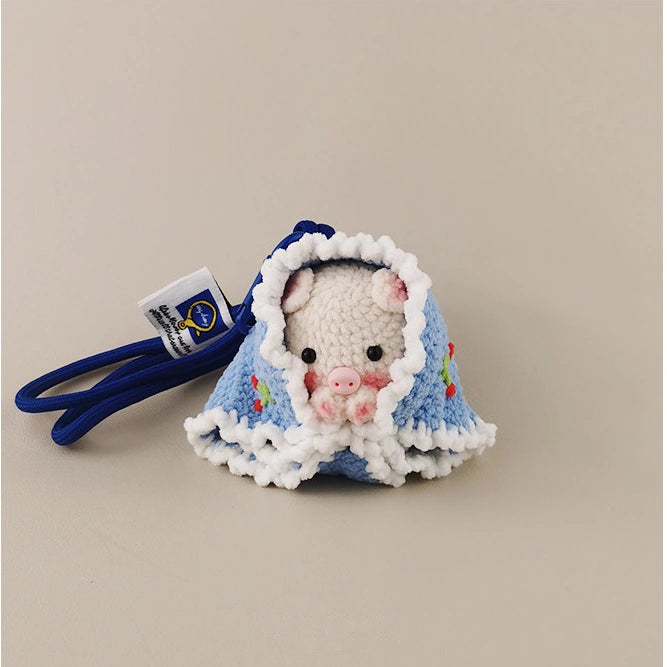 Pig bag charm - Blue variant image