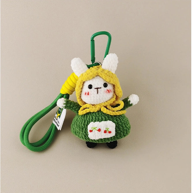 Bunny bag charm - Green variant image