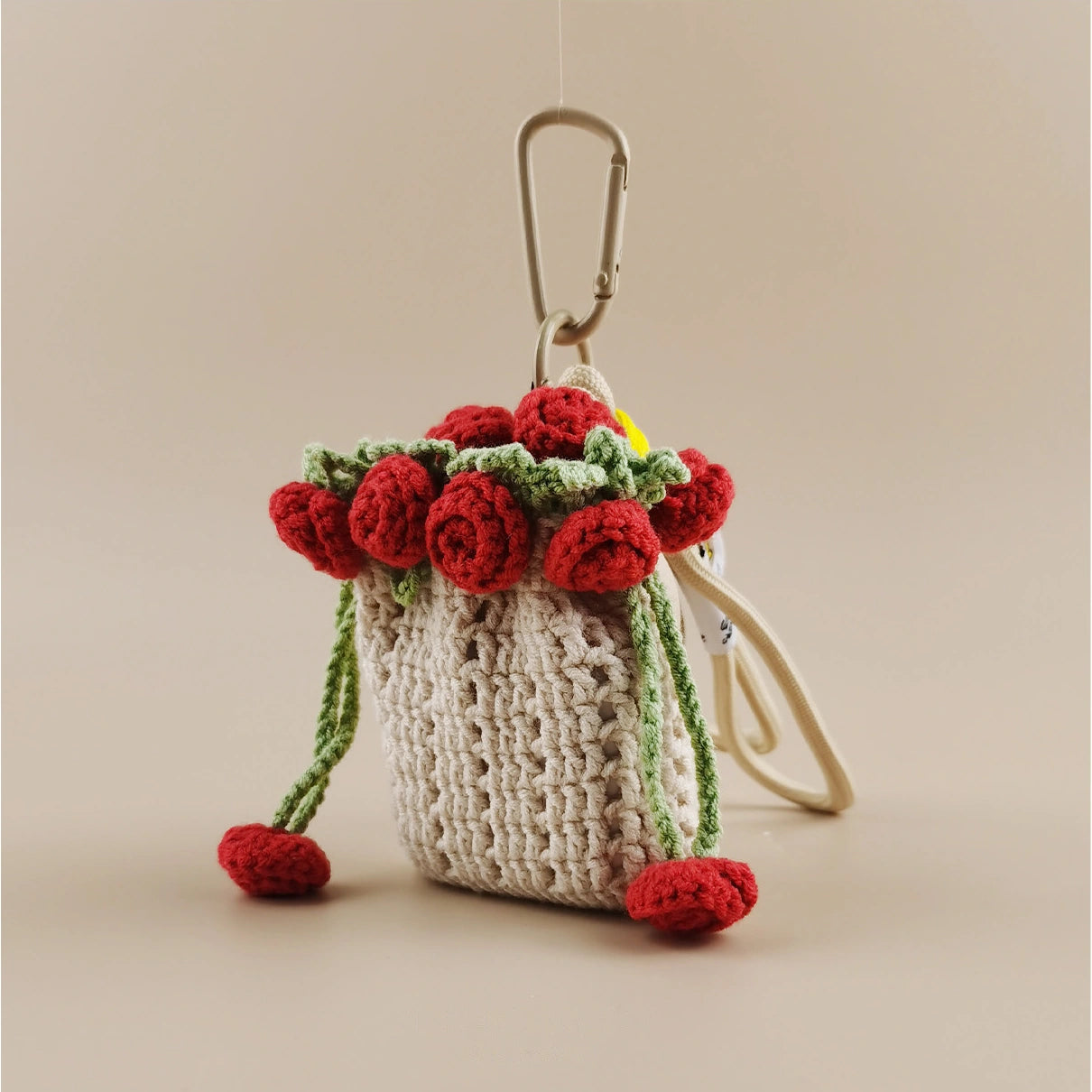 Rose bag charm - product image 3