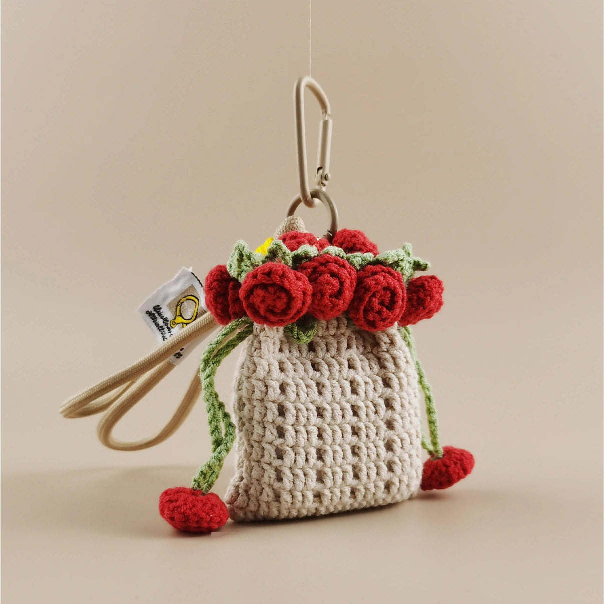 Rose bag charm - product image 4