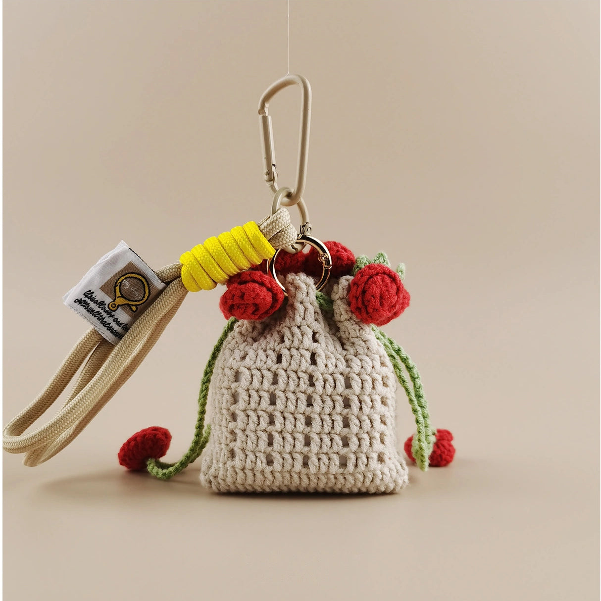 Rose bag charm - product image 5