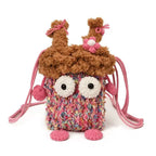 Wide-Eyed Knit Creature Crossbody Phone Pouch, product view 1.
