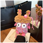 Wide-Eyed Knit Creature Crossbody Phone Pouch, product view 14.