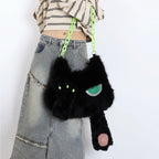 Face-Covering Black Cat Convertible Backpack, product image 2.