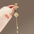 Ruyi Floral Pendant Brooch variant image showing orchid ruyi pendant brooch
