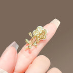 Shell Flower Mini Brooch product image showing shell flower