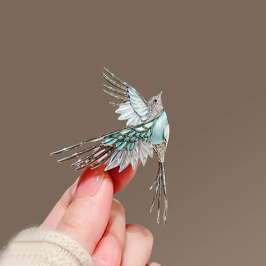 Bluebird Statement Brooch product image showing bluebird