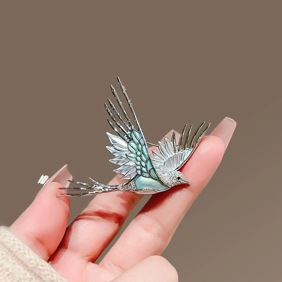 Bluebird Statement Brooch product image showing bluebird