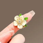 Gardenia Magnetic Brooch product image showing gardenia flower