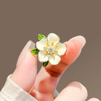 Gardenia Magnetic Brooch variant image showing gardenia magnetic brooch