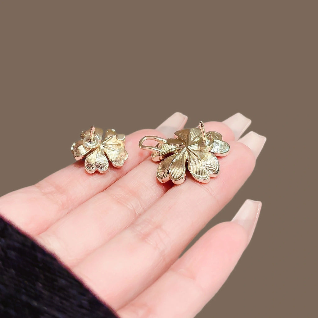 Crystal Flower Waist Tightener Pin product image showing crystal flower