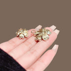 Crystal Flower Waist Tightener Pin product image showing crystal flower