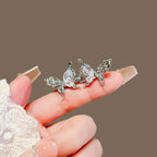 Rhinestone Butterfly Waist Tightener Pin product image showing butterfly