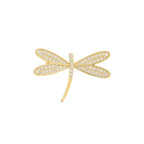 Rhinestone Dragonfly Brooch product image showing dragonfly