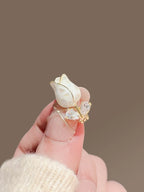 Shell Tulip Brooch product image showing tulip