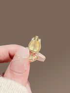 Shell Tulip Brooch product image showing tulip