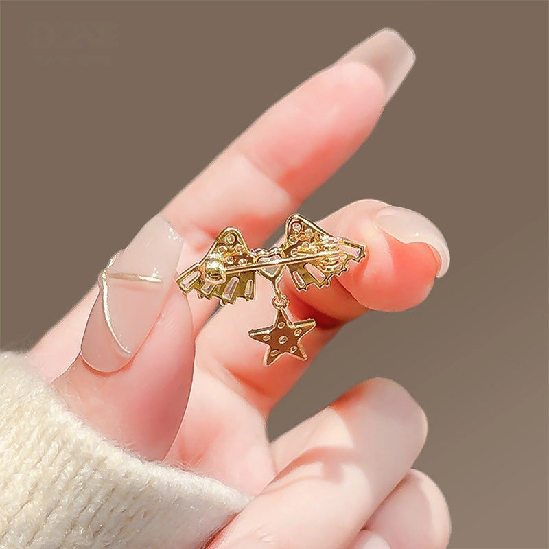 Heart Wing Mini Brooch product image showing heart with wings