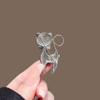 Crystal Cat Brooch product image showing cat