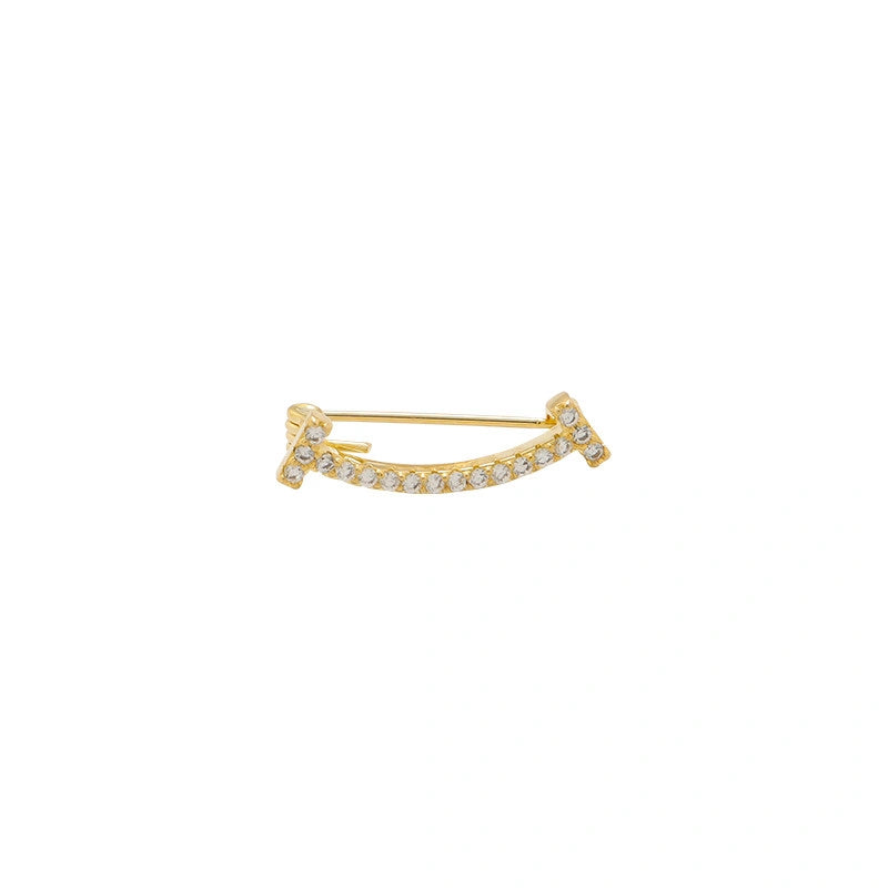 Mini Smile Brooch product image showing smile face