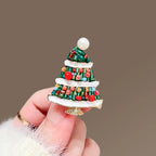 Multicolor Crystal Tree brooch variant image