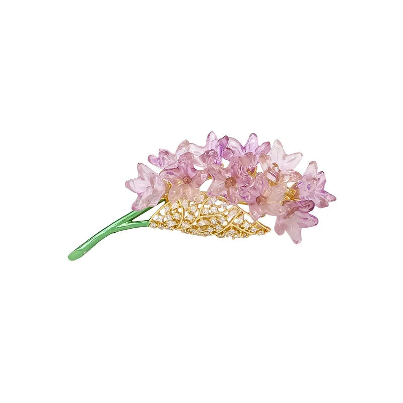 Lilac brooch product image