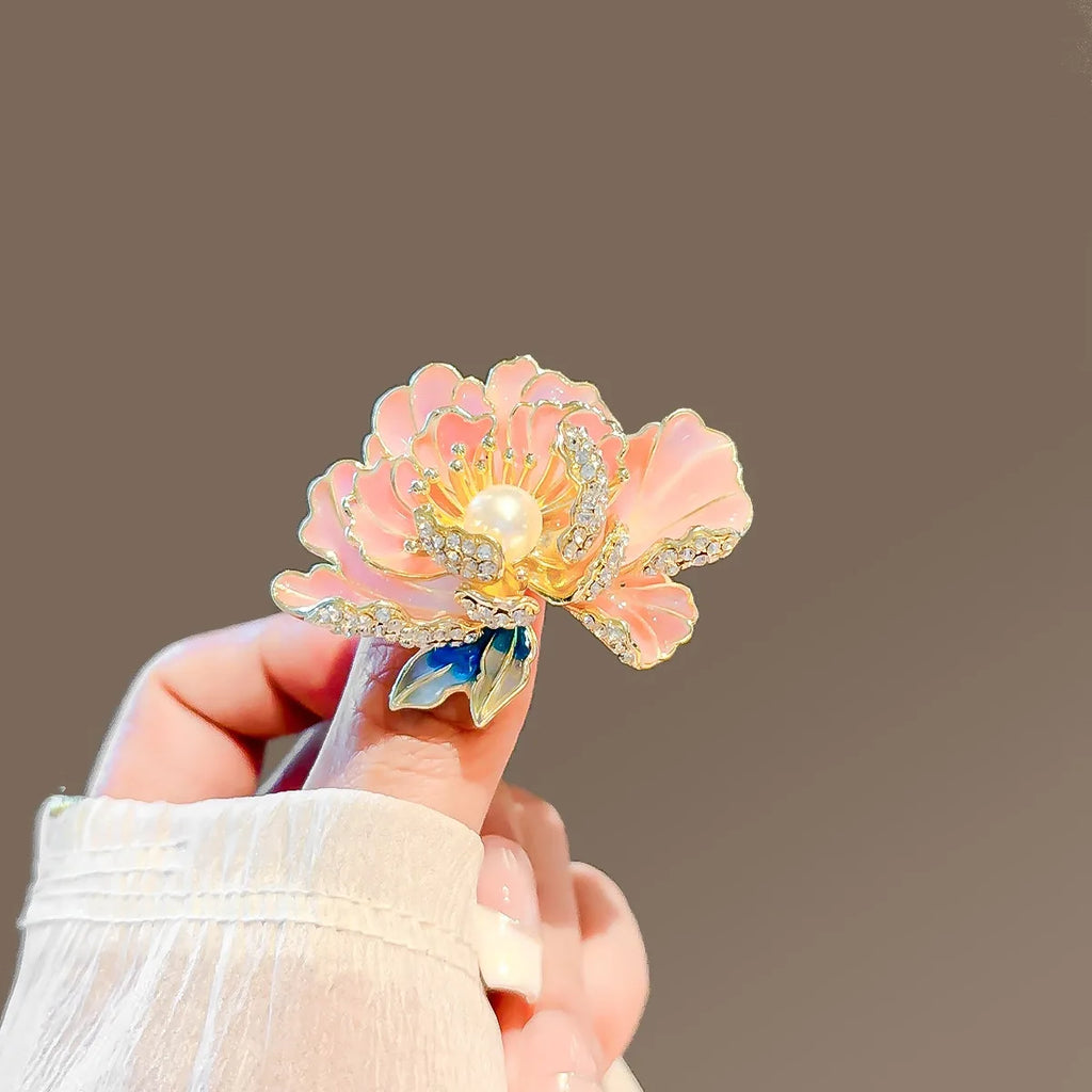 Peony brooch product image