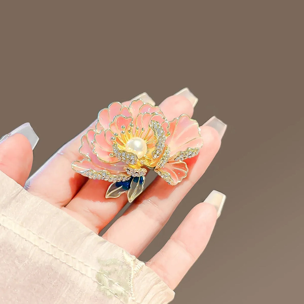 Peony brooch product image