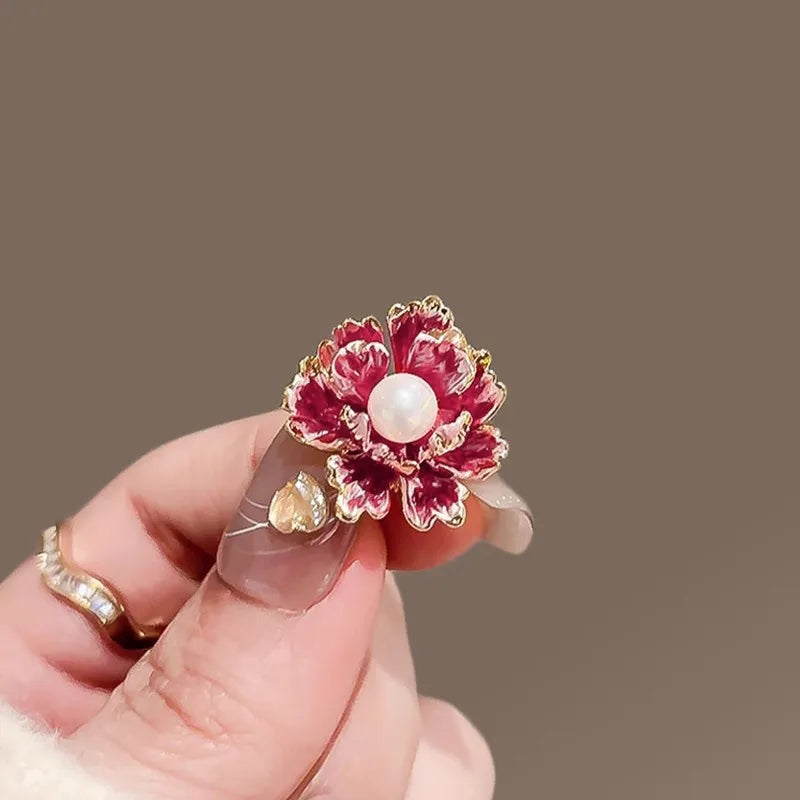 Peony brooch product image