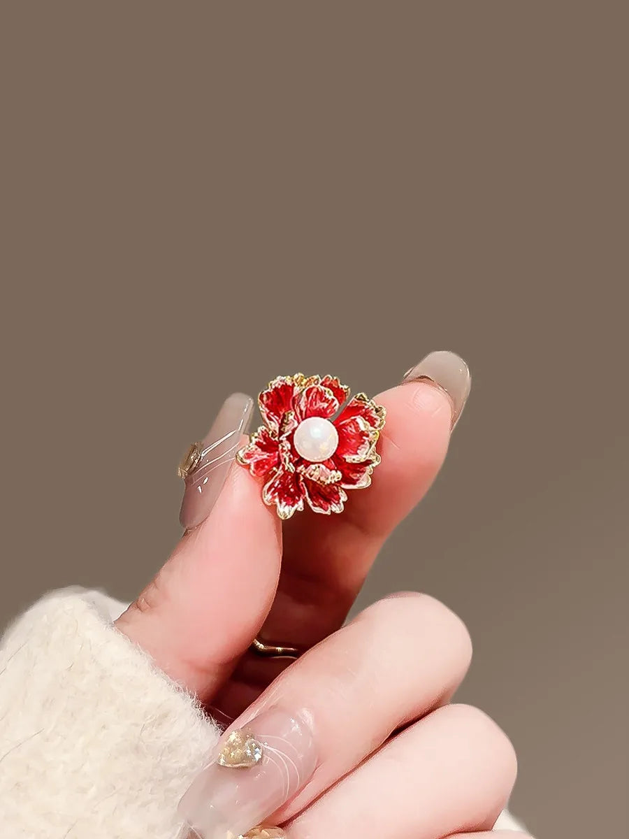 Peony brooch product image
