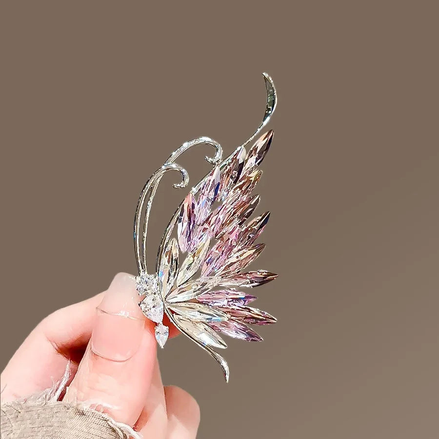 Purple Crystal Butterfly brooch variant image
