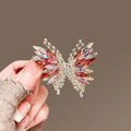 Pink Gradient Crystal Butterfly brooch variant image