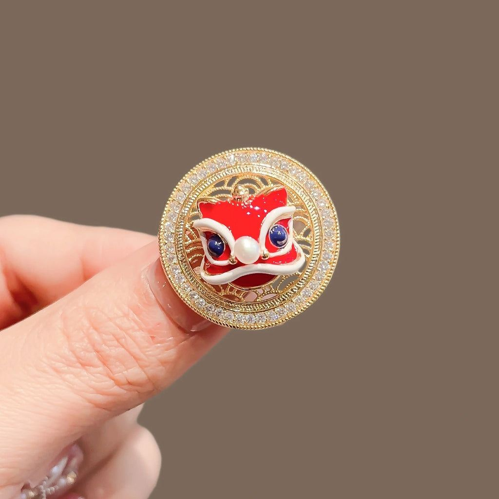 Lion Dance brooch - product image 5