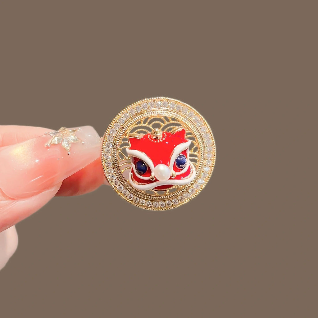 Lion Dance brooch - Lion Dance variant image