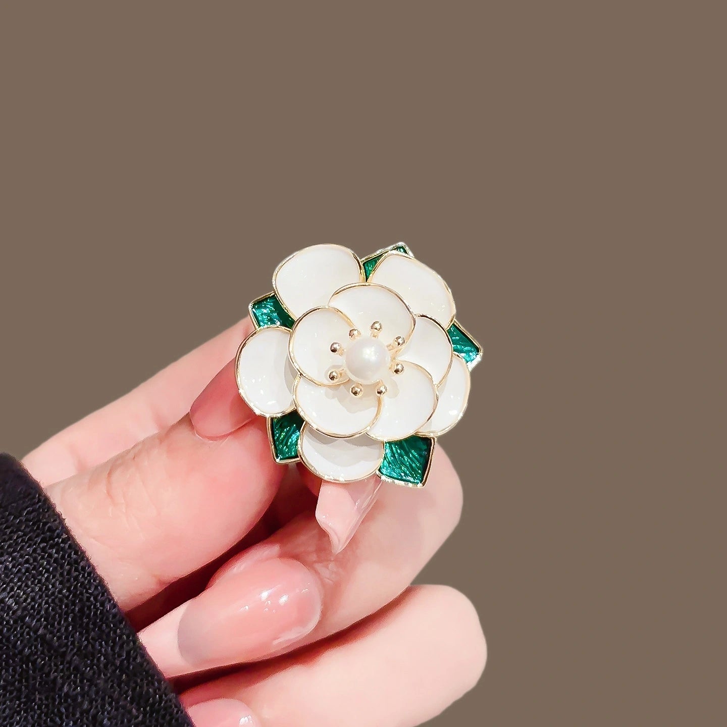 Camellia brooch - product image 3