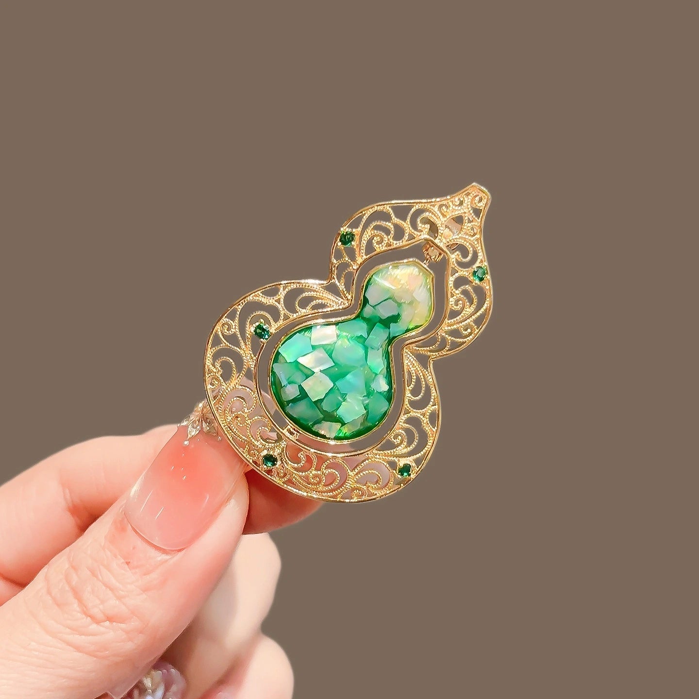 Gourd brooch - product image 1