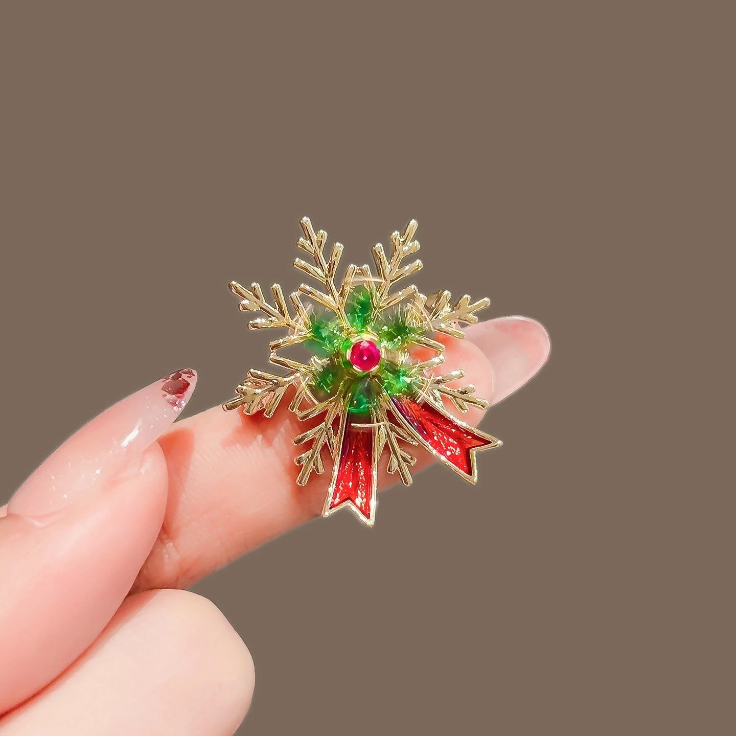Snowflake brooch - product image 5