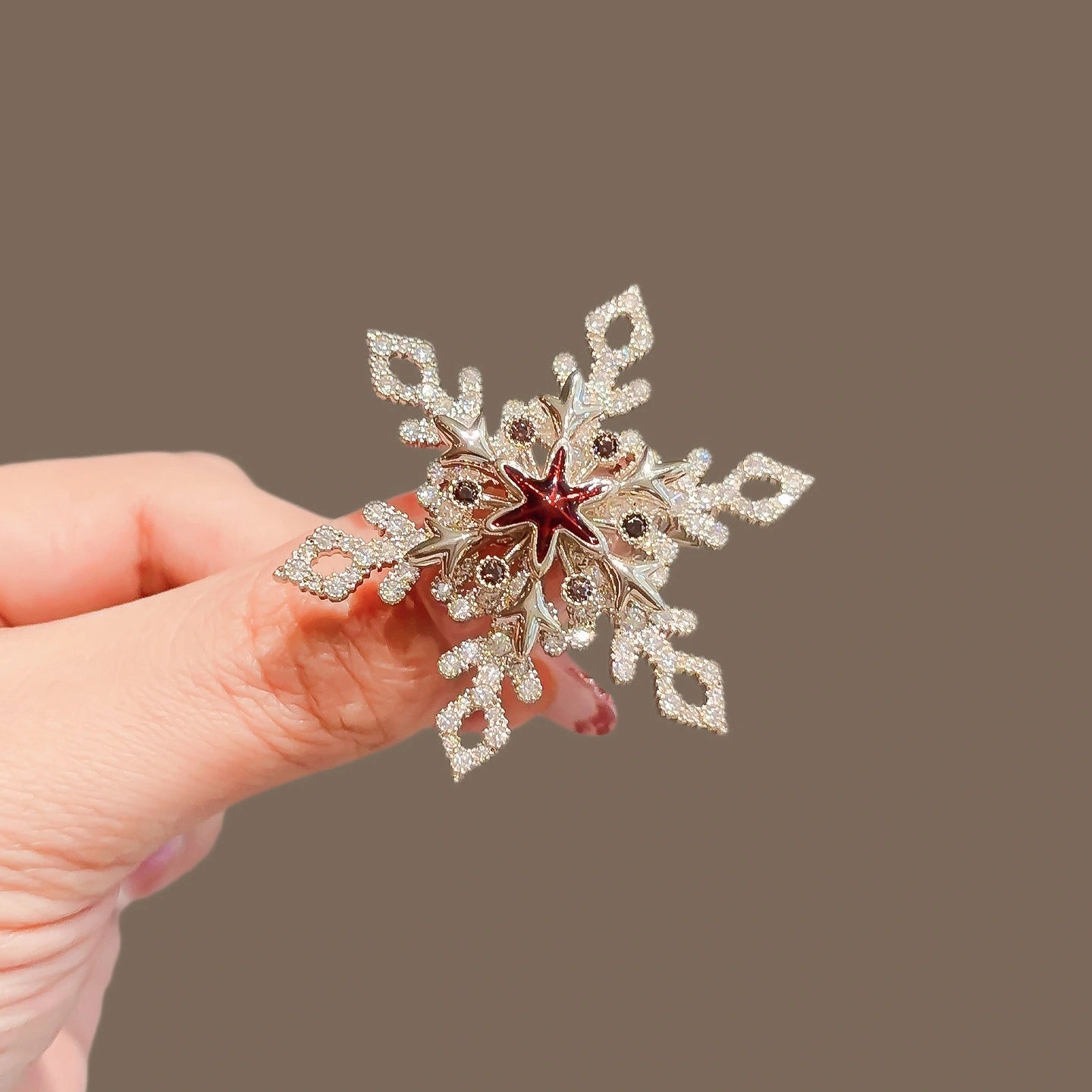 Snowflake brooch - product image 5